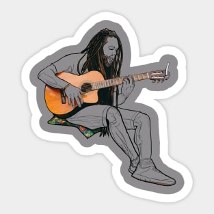 The Guitarist Sticker